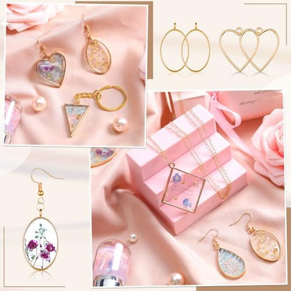 Inbagi 180 Pcs Open Bezels for Resin Jewelry - Image 6