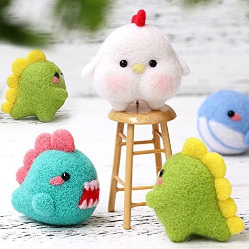 LOKUNN Needle Felting Kit 4 PCS Animal Felting Kits for Beginners Adult - Image 6