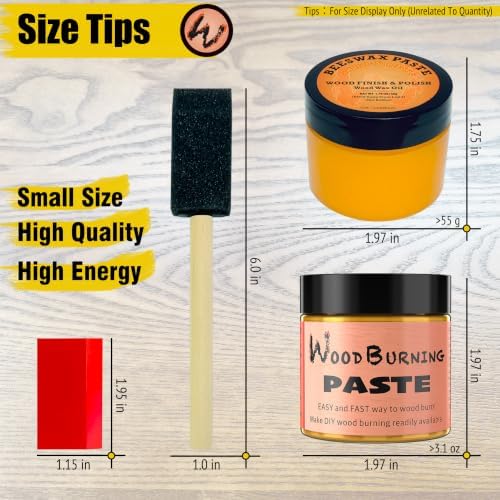 LAOBIAO Wood Burning Paste & Beeswax Kit - Image 4