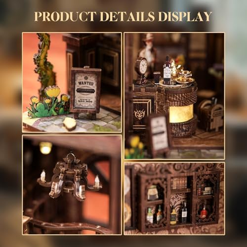 SUNNINO Book Nook Kit - DIY Miniature House Kit for Adults - Image 4