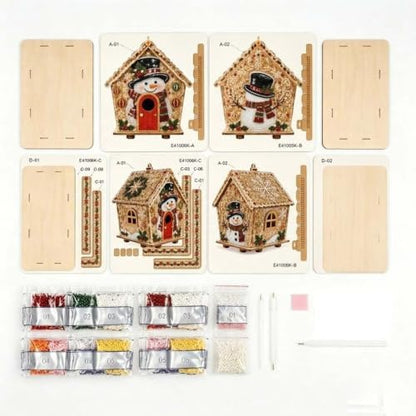 Christmas Diamond Pearl Painting Suncatcher Kit Christmas Ornaments 2026 (Style-B) - Image 6