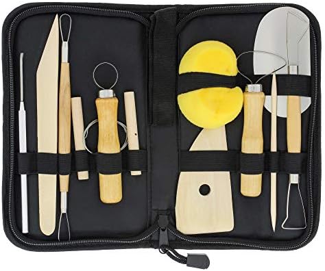 U.S. Art Supply Pottery & Clay Tools Set (12-Piece) by USArtSupply