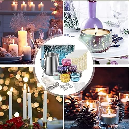 evhooe Candle Making Kit, Wax Melt Making Kit, Candle Beginner DIY Starter Set for Making CandlesScented Candles, Complete Candle DIY Set for Gifts for Adults and Teens - Image 5