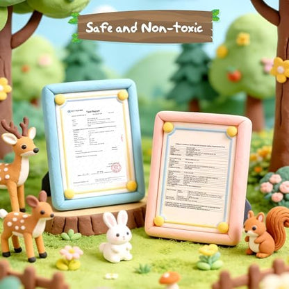Air Dry Clay Kit, 12 Animals Modeling Clay for Kids, Model Magic Clay with Sculpting Tools, Safe & Non-Toxic, DIY Arts & Crafts School Projects, Home Party Favors (Clay Animals Kingdom kit) - Image 5