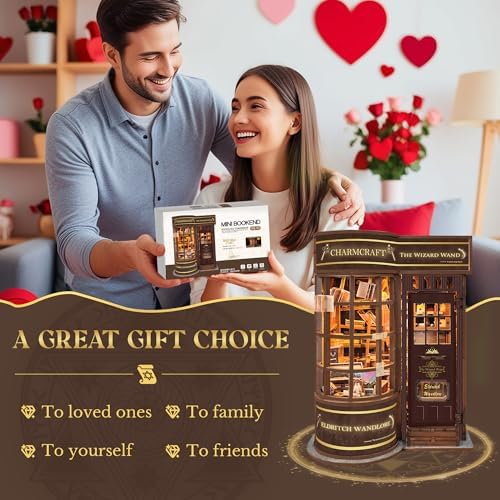 Book Nook Kit DIY Miniature House 3D Wooden Puzzle - Magic Wand Shop - Image 3