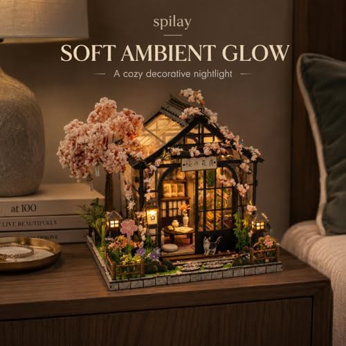 Spilay DIY Miniature House Kit for Adults, Miniature Dollhouse Building Kit - Image 4