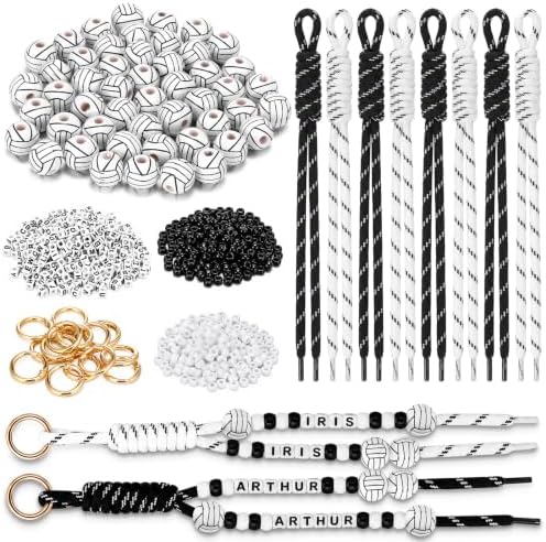 878 Pcs 14 Set Volleyball/soccer Paracord Keychain Making Kit by Cunno