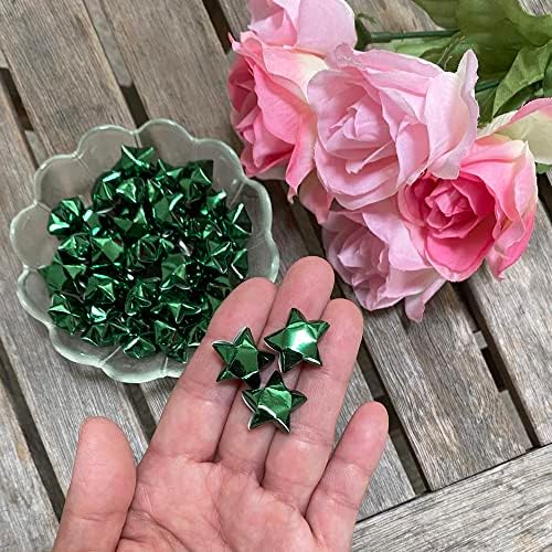 500-Strips Green Foil Paper Strips for Making Origami Stars, Lucky Stars, Puff Stars. Reflective Mirror Shiny Paper Strips, 0.5 x 11 inch. (Green Foil, 500) - Image 4