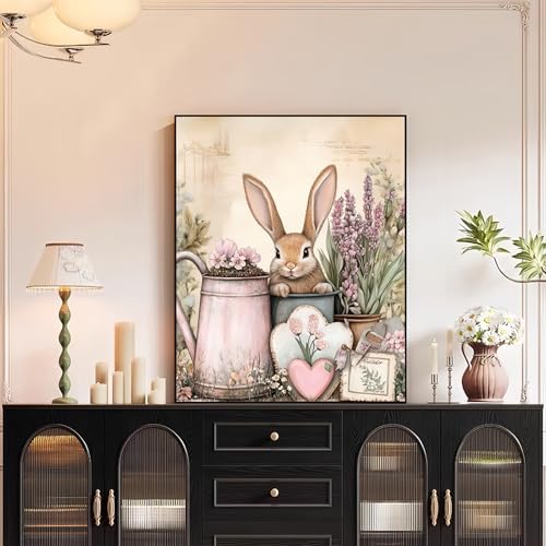 XTCIXAL Paint by Numbers Kit for Adults, Rabbit, 16X20 Inch - Image 4