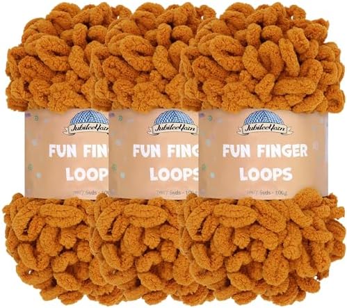JubileeYarn Fun Finger Loops Yarn - Chocolatier - 3 Skeins by BambooMN