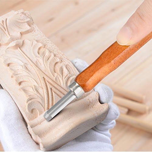 TIMESETL 17Pack Small Wood Carving Set, 12pcs Wood Carving Tools SK2 Carbon Steel + 4pcs Whetstone + 1pcs Storage Case for Beginners DIY Woodworking Sculpting Whittling with Safety Cap - Image 4
