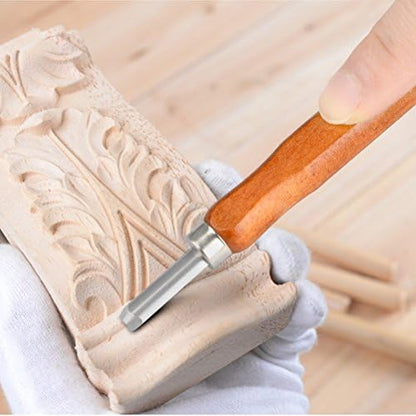 TIMESETL 17Pack Small Wood Carving Set, 12pcs Wood Carving Tools SK2 Carbon Steel + 4pcs Whetstone + 1pcs Storage Case for Beginners DIY Woodworking Sculpting Whittling with Safety Cap - Image 4