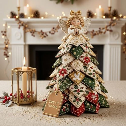 HZSprance DIY Quilted Christmas Tree Kit –3D Fabric Patchwork Kit (E) - Image 2