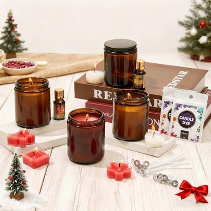 Complete Soy Candle Making Kit with Wax Melter for Beginners & Adults - Image 3