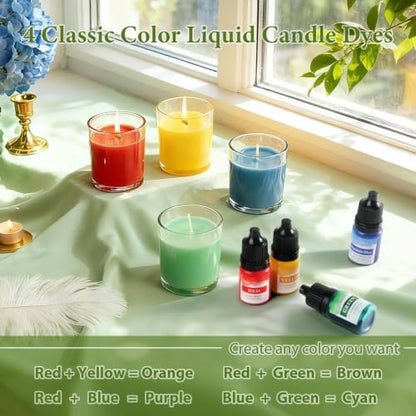 SAEUYVB Candle Making Kit,DIY Soy Candle Making Supplies/Kit for Adults - Image 4