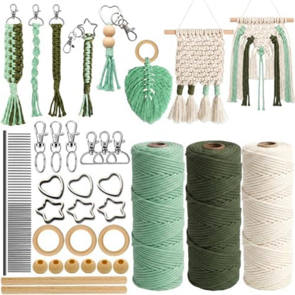 Ewparts Art Craft Macrame Kits for Adult Beginner with Instruction Book by Ewparts