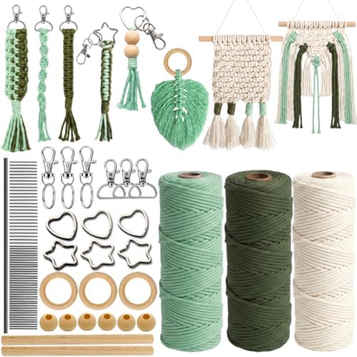 Ewparts Art Craft Macrame Kits for Adult Beginner with Instruction Book by Ewparts