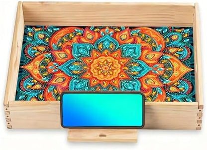 EWJRNSF Diamond Art Kits for Adults Wooden Serving Trays with Handles by EWJRNSFDiamondPainting