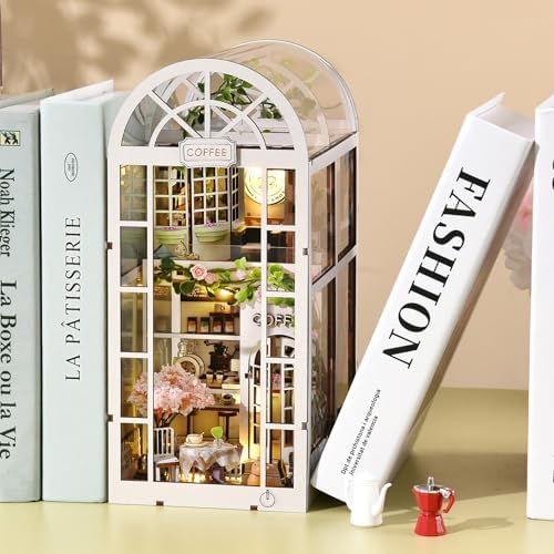 TOYQI Book Nook Kit, DIY Miniature Dollhouse Kit for Adults and Teens - Image 5