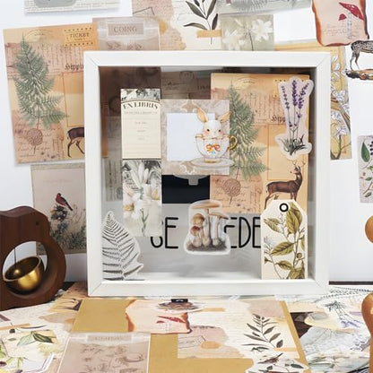 Teniinet 260 PCS Vintage Scrapbooking Supplies Kit for Beginners (Natural) - Image 3