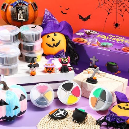 Capoda 24 Boxes Halloween Air Dry Clay Kits Modeling Clay for Kids Gifts - Image 4