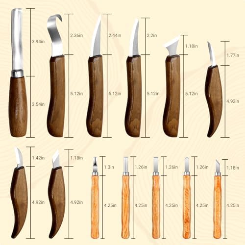 23PCS Wood Carving Kit, Wood Carving Tools - Image 6