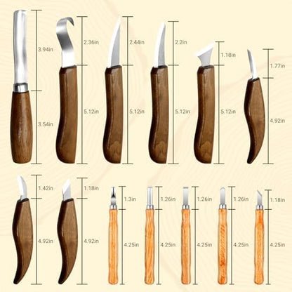23PCS Wood Carving Kit, Wood Carving Tools - Image 6