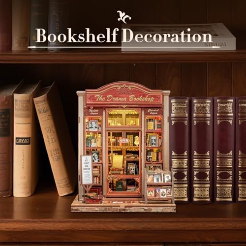 Fsolis Book Nook Kit, 3D Wooden Puzzles for Adults - Image 2