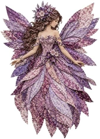 WGOHNUAHA Fairy Patchwork DIY Kit, DIY Flower Fairies Patchwork Sewing Kit by Unknown
