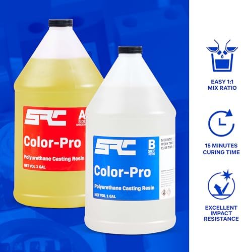SRC Color-Pro 2 Gallon, Semi-Clear Polyurethane Casting Resin - Image 5