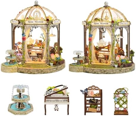 Book Nook Kit DIY Miniature House 3D Wooden Puzzle - Rose Manor - Image 5