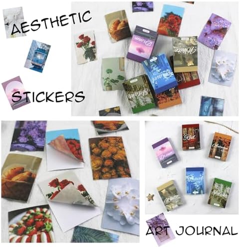 PRSTINCOL Washi Stickers Set, Assorted Colors, 6 Sets 300 Pcs - Image 5