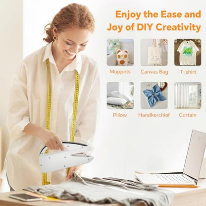 Handheld Sewing Machine Heavy Duty & Portable, 2-Speed Mini Sewing Machine with Sewing Kit & Storage Bag for Beginners, Adults, DIY, Home, Travel, Quick Clothing Repairs - Image 5