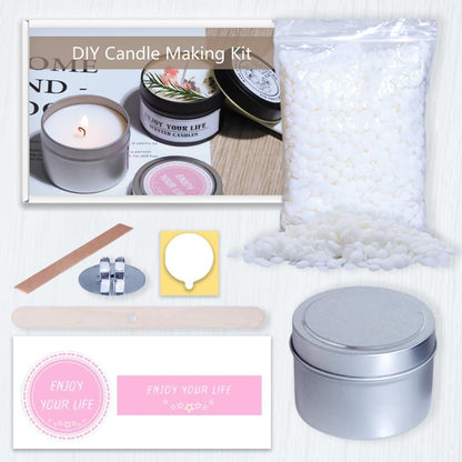 DIY Candle Making Supplies for Adults and Beginners, Including Soybean Wax, Exquisite Stickers, Candle Jars, Wicks, and Homemade Candle jar Sets with Essential Oils. by Unknown