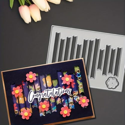 Lapoo Tool Metal Cutting Die for Scrapbooking - Durable, Cut Stencils for DIY Scrapbook Photo Album Decorative Paper Card, Card Making Supplies, Embossing (Piano Keys 5.5 x 3.9 in) by LAPOO