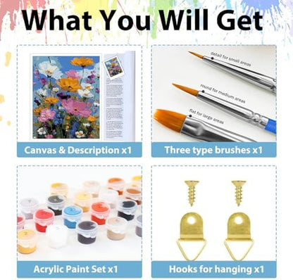 Paint by Numbers Kit for Adults, Adult Paint by Number Kits 16x20 Inch - Image 5