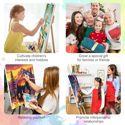 Paint by Numbers Kit for Adults, Beach Sign Number Painting, 16 x 20 Inch - Image 7