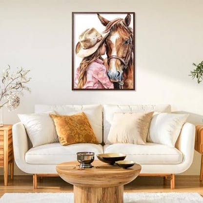 Paint by Numbers Kit for Adults, Horse DIY Painting Kit, 16x20 Inch - Image 2
