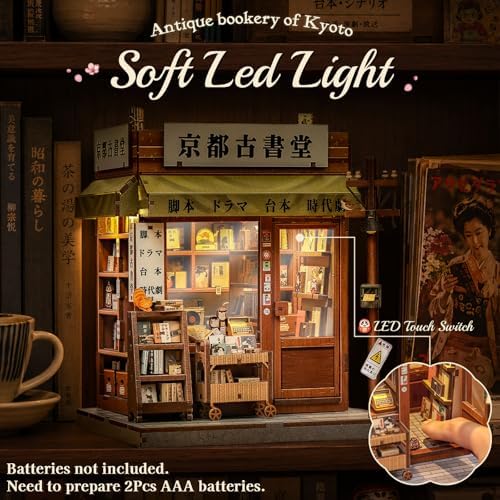 Cutefun Book Nook Kit - DIY Miniature Dollhouse kit for Adults - Image 3