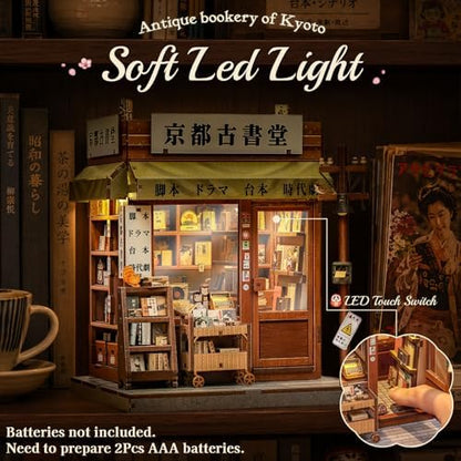 Cutefun Book Nook Kit - DIY Miniature Dollhouse kit for Adults - Image 3