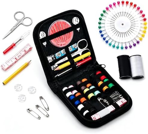 JANREAY Sewing Kit for Adults Travel Mini Kit with 14 Thread Spools by JANREAY