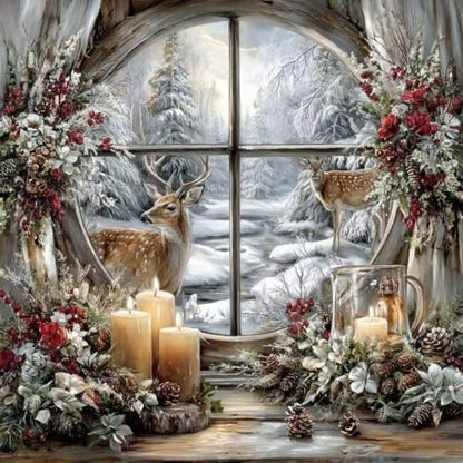 Xylogist Christmas Diamond Art Kits for Adults 14x14Inch by Xylogist