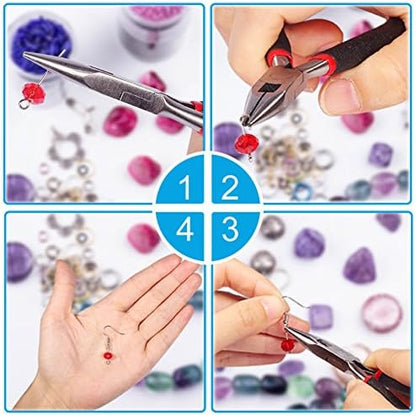 Paxcoo 2400Pcs Earring Making Supplies Kit with 24 Style Earring Hooks, Earring Backs, Earrings Posts and Earring Making Findings for Adult - Image 4