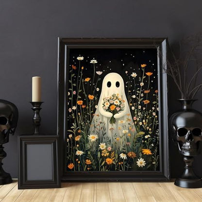 hkejoi Ghost Paint by Numbers Kit for Adults, 16x20 in - Image 2