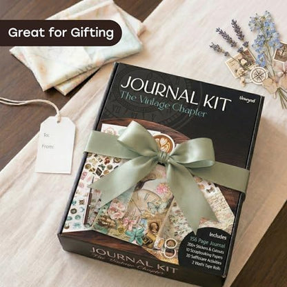 Unwynd Vintage Chapter Journal Scrapbook Starter Kit for Women Adult Teen - Image 4