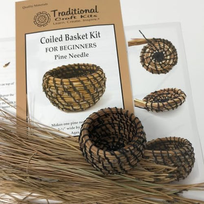 Traditional Craft Kits Coiled Basket Weaving Kit for Beginners - Image 2