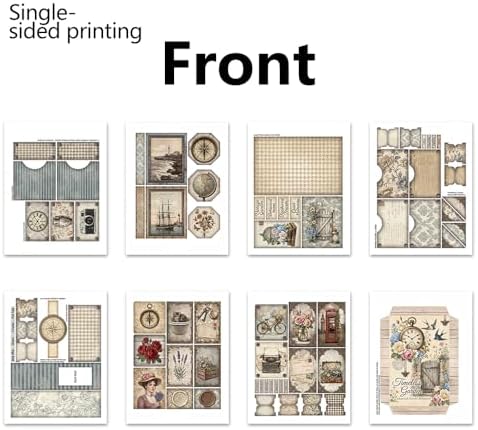 XINPOCUT Time for Spring Folio Junk Journal Kit,Folio Booklet Craft Kit, Junk Journal Kit, Scrapbooking Supplies, Journaling Decor, Mini Folio Writer Folder Project, Arts & Crafts Gifts - Image 4