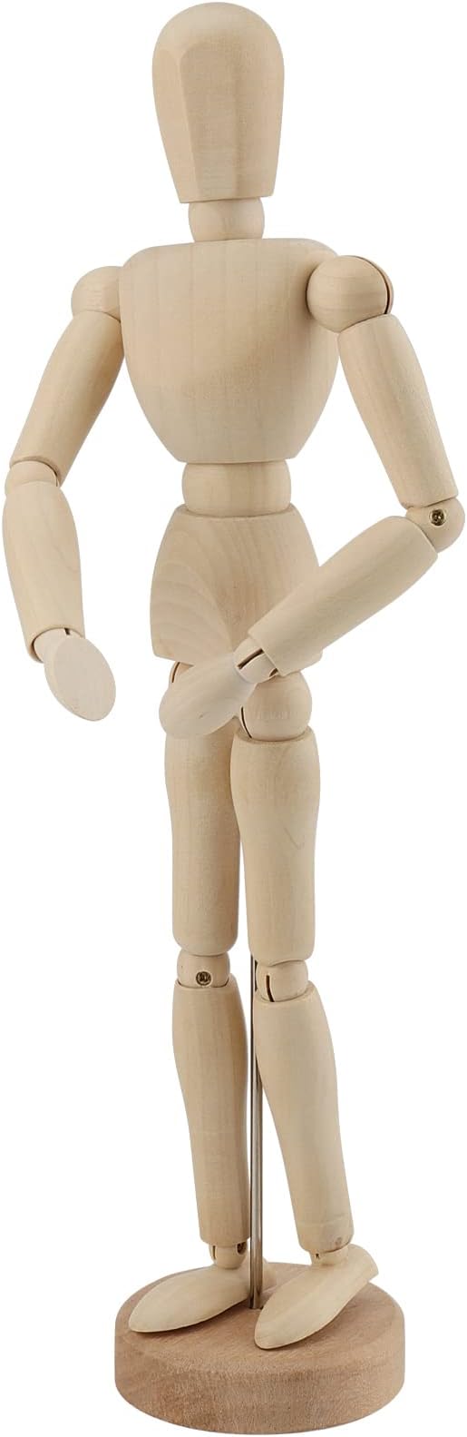 KEILEOHO 6 PCS 12 Inch Artists Wooden Manikin Jointed Mannequin, Flexible Wooden Drawing Mannequin, Posable Art Figure Model, Human Figure Puppet Model for Drawing Decoration Sketching Artists