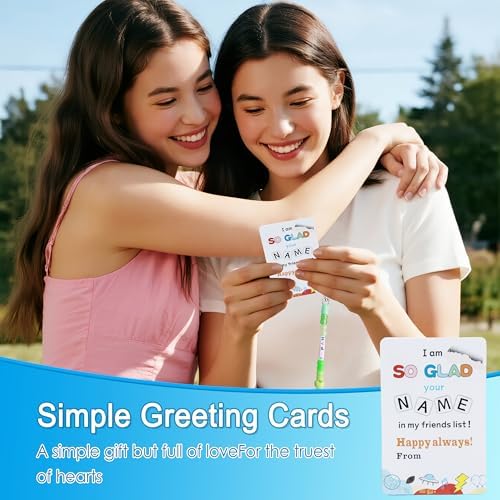 Tuhangcc 776 Pcs DIY Back to School Keychain Making Kit: Heart-Shaped Beads Adjustable Letter Alphabet Beads Strings, Gradient Brilliant Beads, 16 Charm Cards for Welcome First Day of School Gift - Image 6