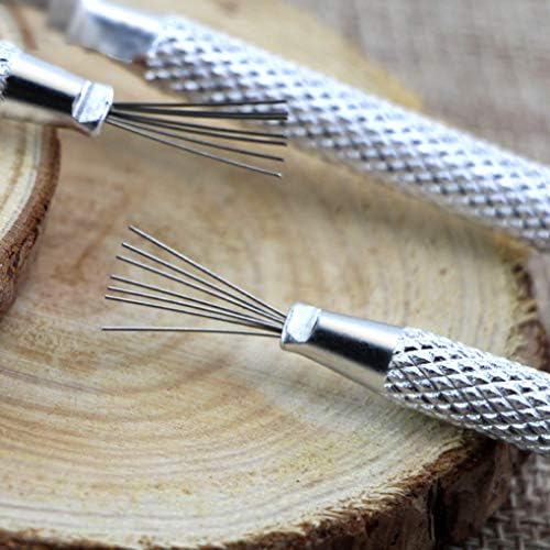 3 Sizes Rubber Pottery Clay Ribs + 3 Pcs Sculpture Pottery Molding Scraper Cutter + 1 Clay Ceramic Needle + 1 Feather Wire Texture Detail Tools Crafts for Sculpting Texturing Artists Modeling Potter - Image 6